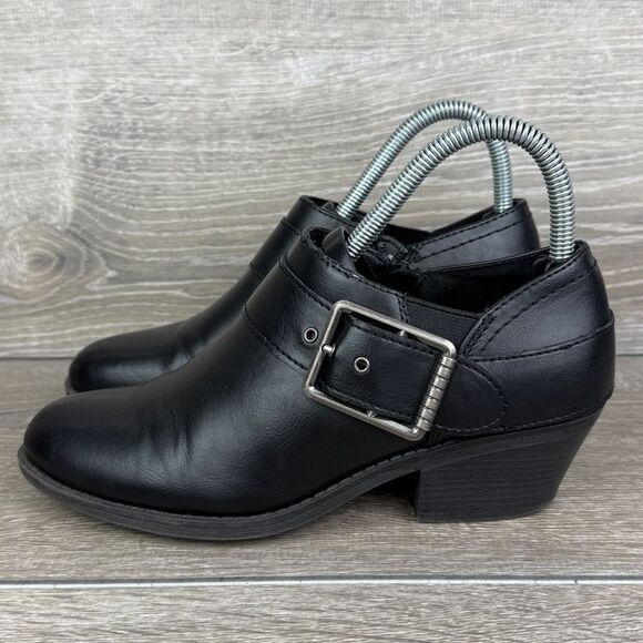 Frye & Co Berlyn Women’s Sz 6.5M Black Buckle Zip Ankle Boot PLF24-44399-001-111 - Picture 3 of 14